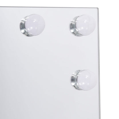 70cm W Rectangle Hollywood Vanity Mirror with 18 Dimmable LED Bulbs - House Comfort