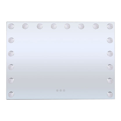 70cm W Rectangle Hollywood Vanity Mirror with 18 Dimmable LED Bulbs - House Comfort