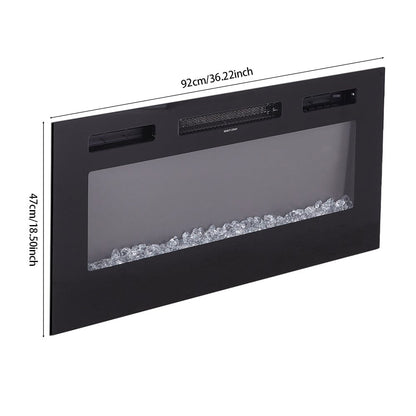 70inch W Modern LED TV Stand with 12 Colour Electric Fireplace - House Comfort