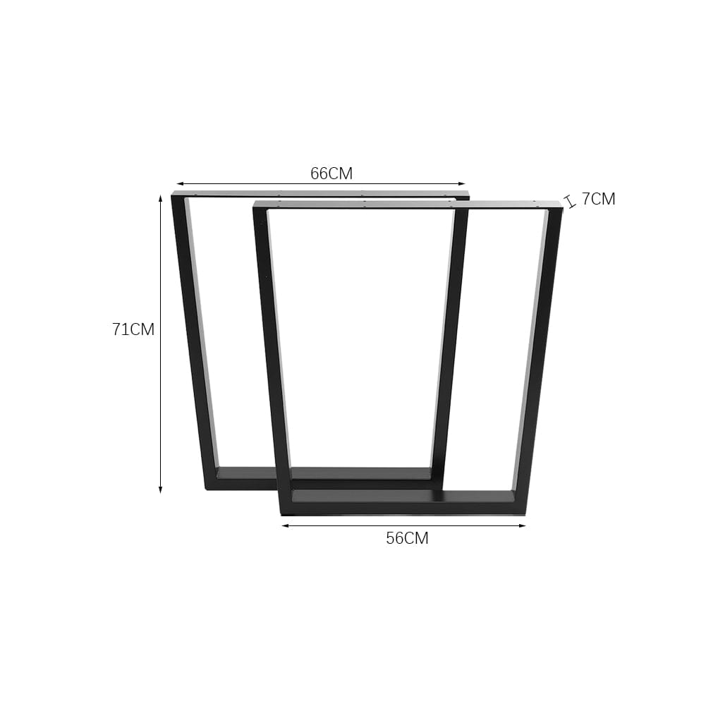 71cm H Industrial Set of 2 Table Legs DIY Steel Furniture Legs - House Comfort