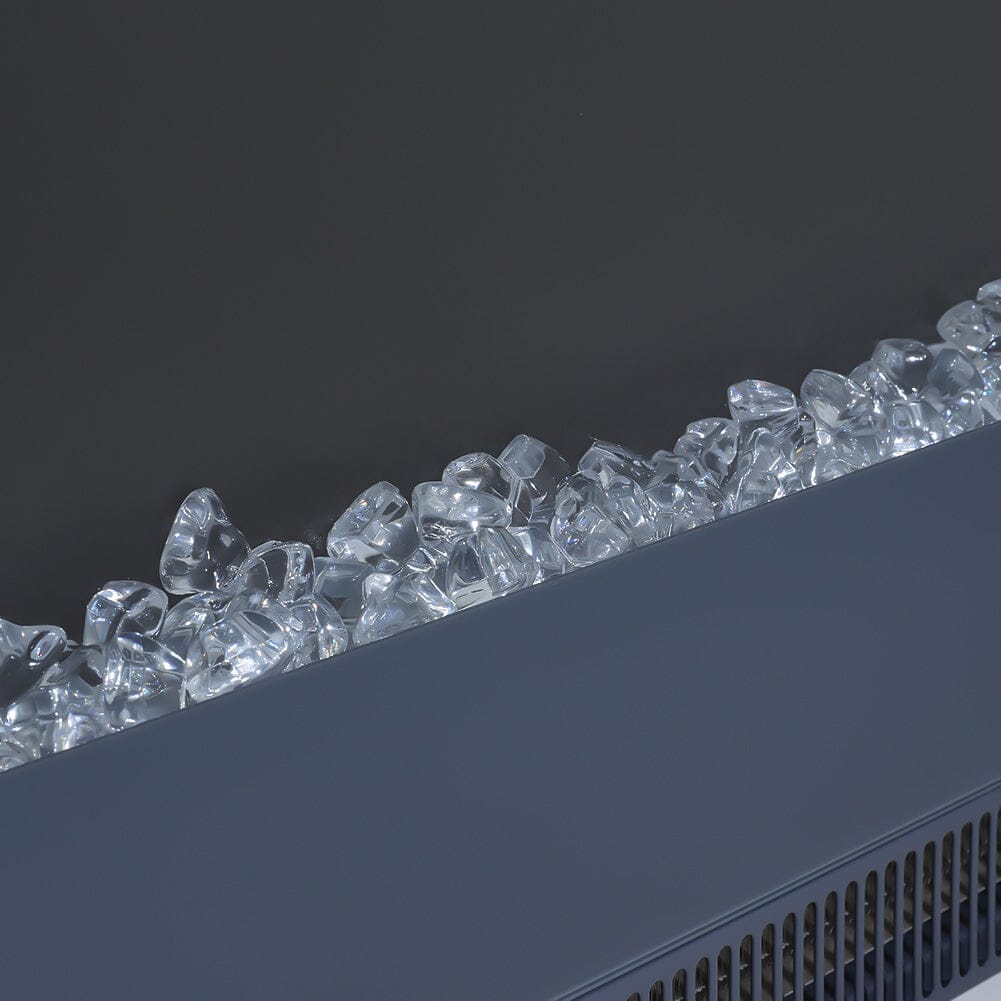 72 inch Wall Mounted Electric Fireplaces With Remote Control 9 Flame Colours Heater - House Comfort