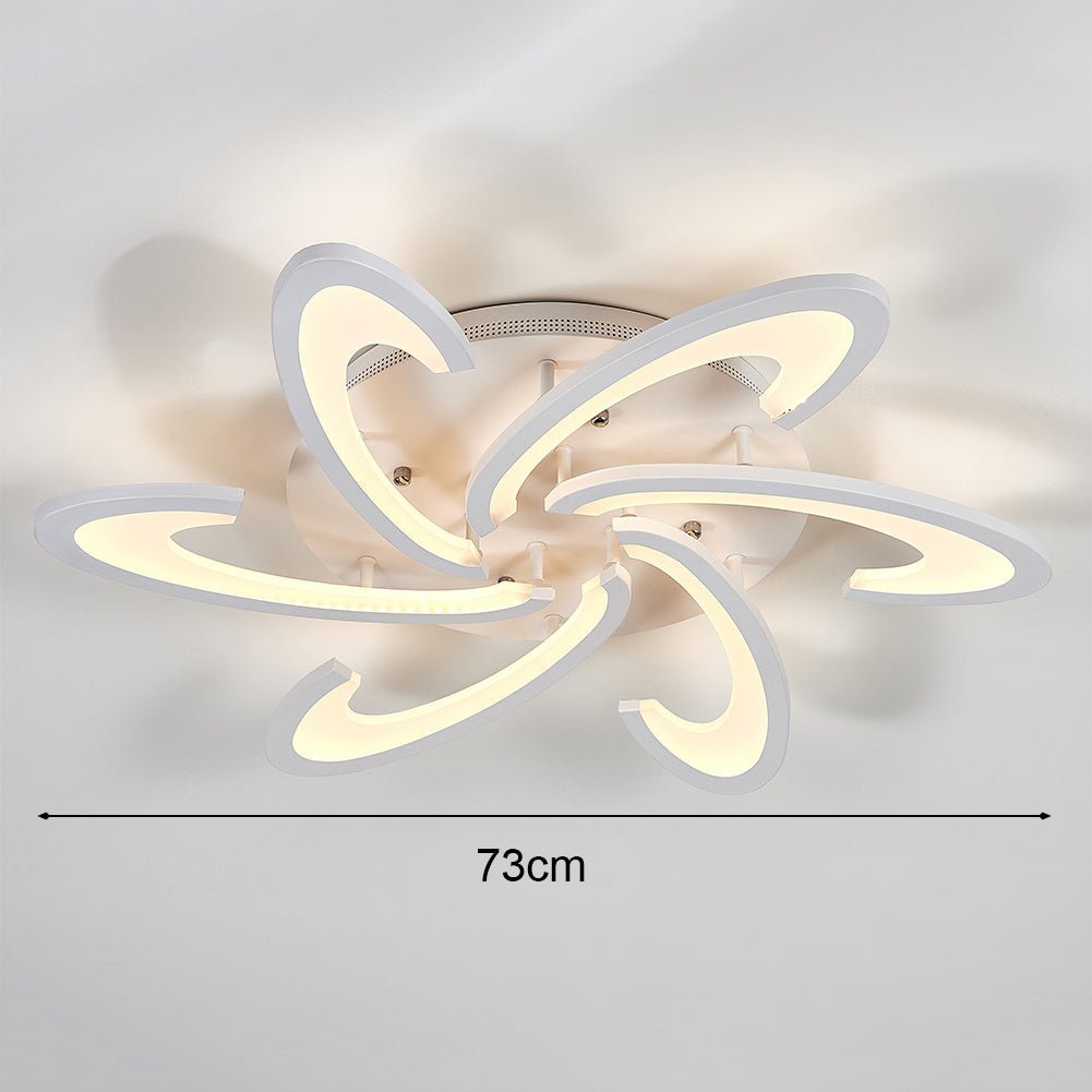 73cm Dia. Modern LED Ceiling Light Acrylic Petal Pendant Lights - House Comfort
