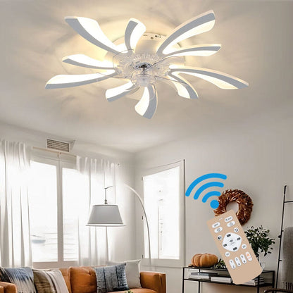 78cm Dia. Acrylic Creative Ceiling Fan with LED Lights - House Comfort