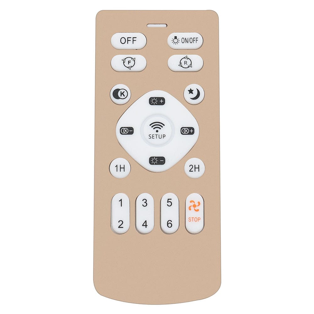 78cm Dia. Acrylic Creative Ceiling Fan with LED Lights - House Comfort