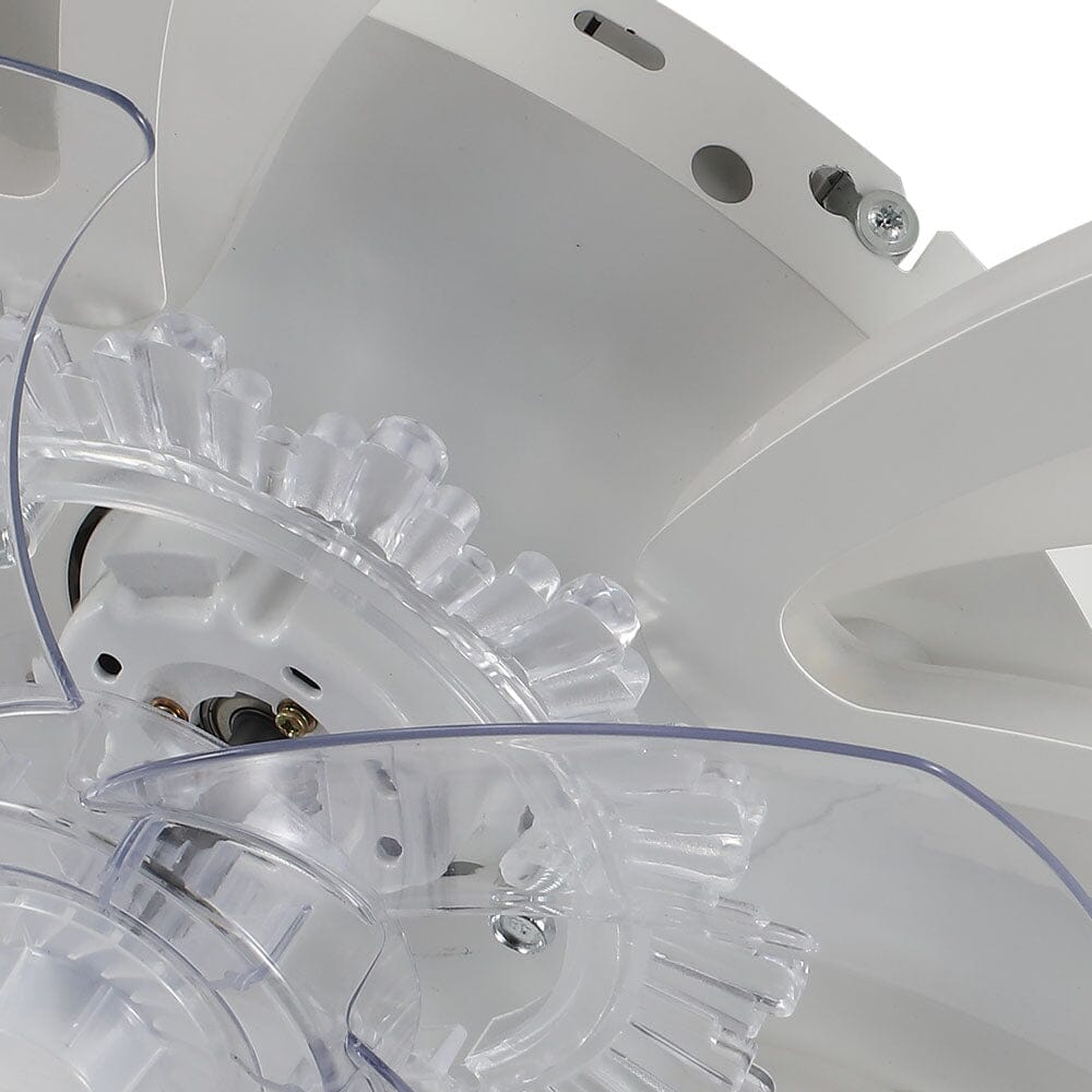 78cm Dia. Acrylic Creative Ceiling Fan with LED Lights - House Comfort