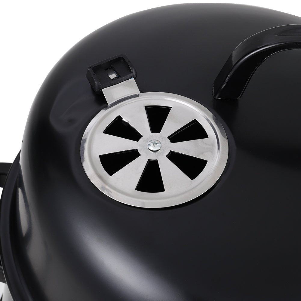 80 cm H 3 in 1 BBQ Charcoal Grill 3 Tier Smoker - House Comfort