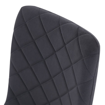 83cm Height Set of 4 Linen Upholstered Comfy Dining Chairs - House Comfort