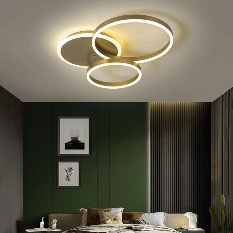 2/3.5 ft Circles  Ceiling Light with LED Dimmable/Non-Dimmable Velora Boutique