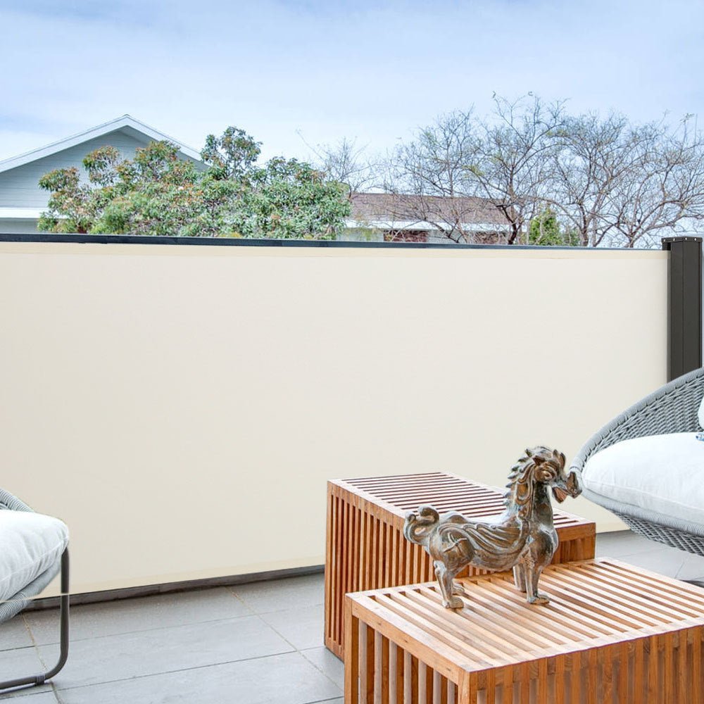 9ft Length Side Awning Retractable Outdoor Privacy Screen - House Comfort