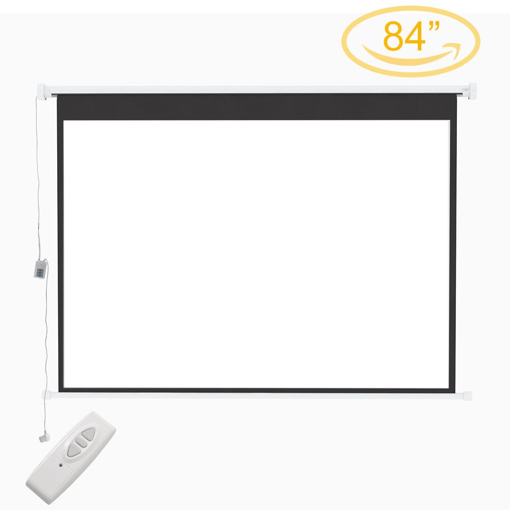 Wall Mount Electric Projector Screen for Home Theater Movie Velora Boutique