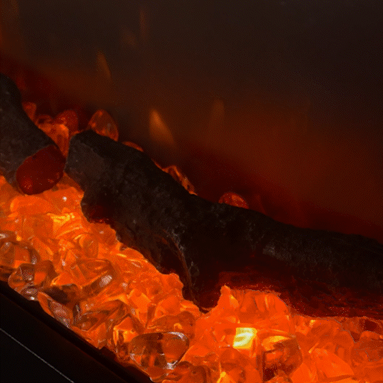 40/50/60/70-Inch 3-Sided Freestanding Electric Fireplace 12 Flame Colours and 5 Brightness Modes Velora Boutique