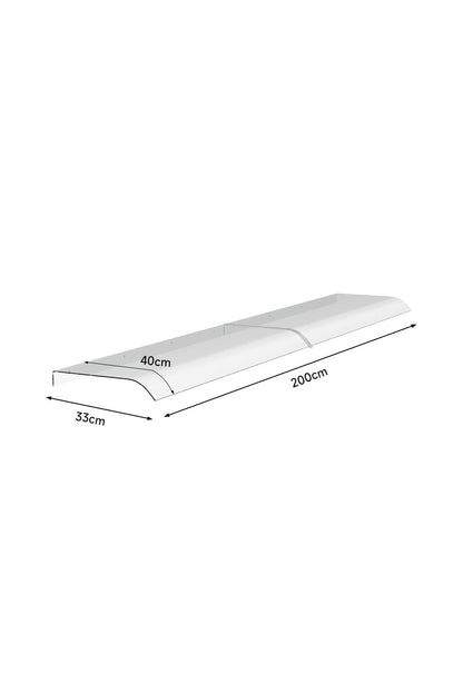 1M / 1.2M / 1.6M / 2M Transparent Awning Canopy for Window and Door Velora Boutique