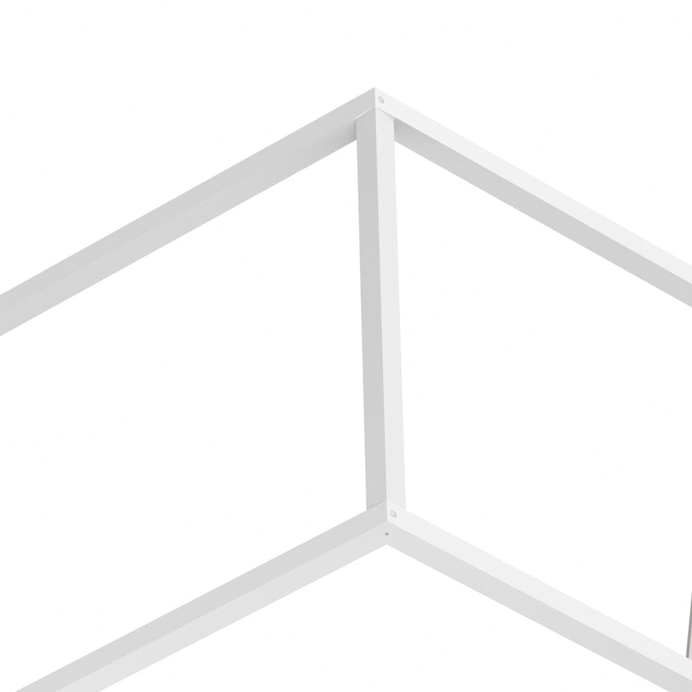 167 cm White Pine Wood House Frame Toddler Floor Bed Velora Boutique