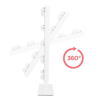 Adjustable Large Rectangular Lighted Makeup Mirror - House Comfort