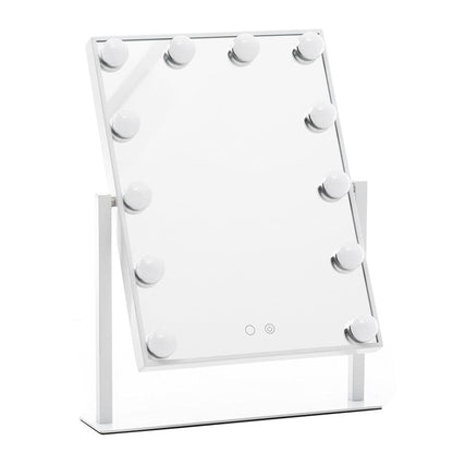 Adjustable Large Rectangular Lighted Makeup Mirror - House Comfort