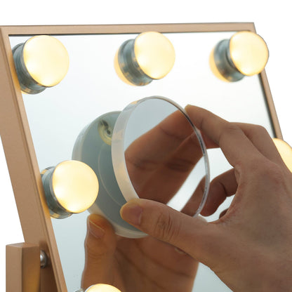 Adjustable LED Hollywood Vanity Mirror Touch Screen Control - House Comfort