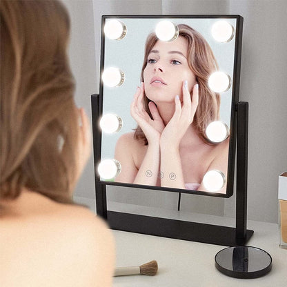 Adjustable LED Hollywood Vanity Mirror Touch Screen Control - House Comfort