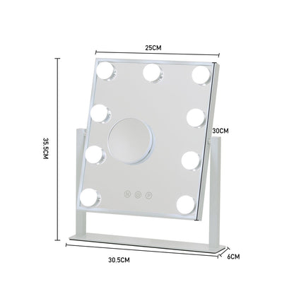 Adjustable LED Hollywood Vanity Mirror Touch Screen Control - House Comfort