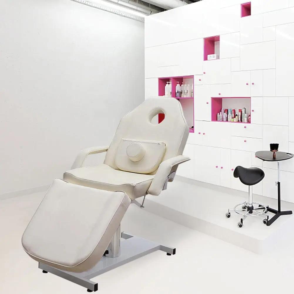 Adjustable PVC Leather Beauty Salon and SPA Treatment Bed - House Comfort
