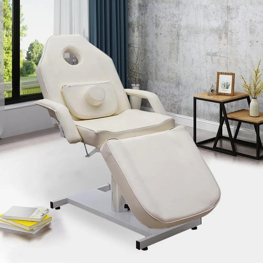 Adjustable PVC Leather Beauty Salon and SPA Treatment Bed - House Comfort