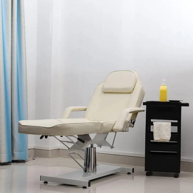 Adjustable PVC Leather Beauty Salon and SPA Treatment Bed - House Comfort
