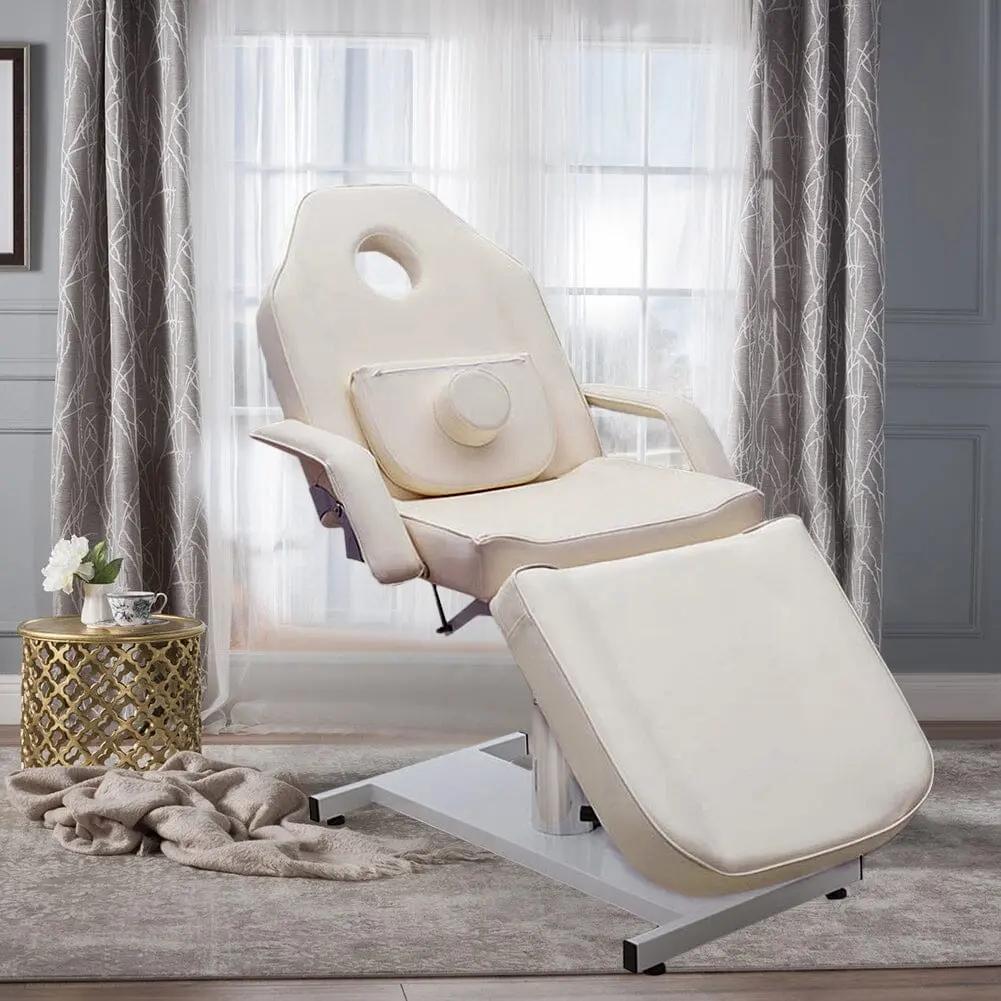 Adjustable PVC Leather Beauty Salon and SPA Treatment Bed - House Comfort