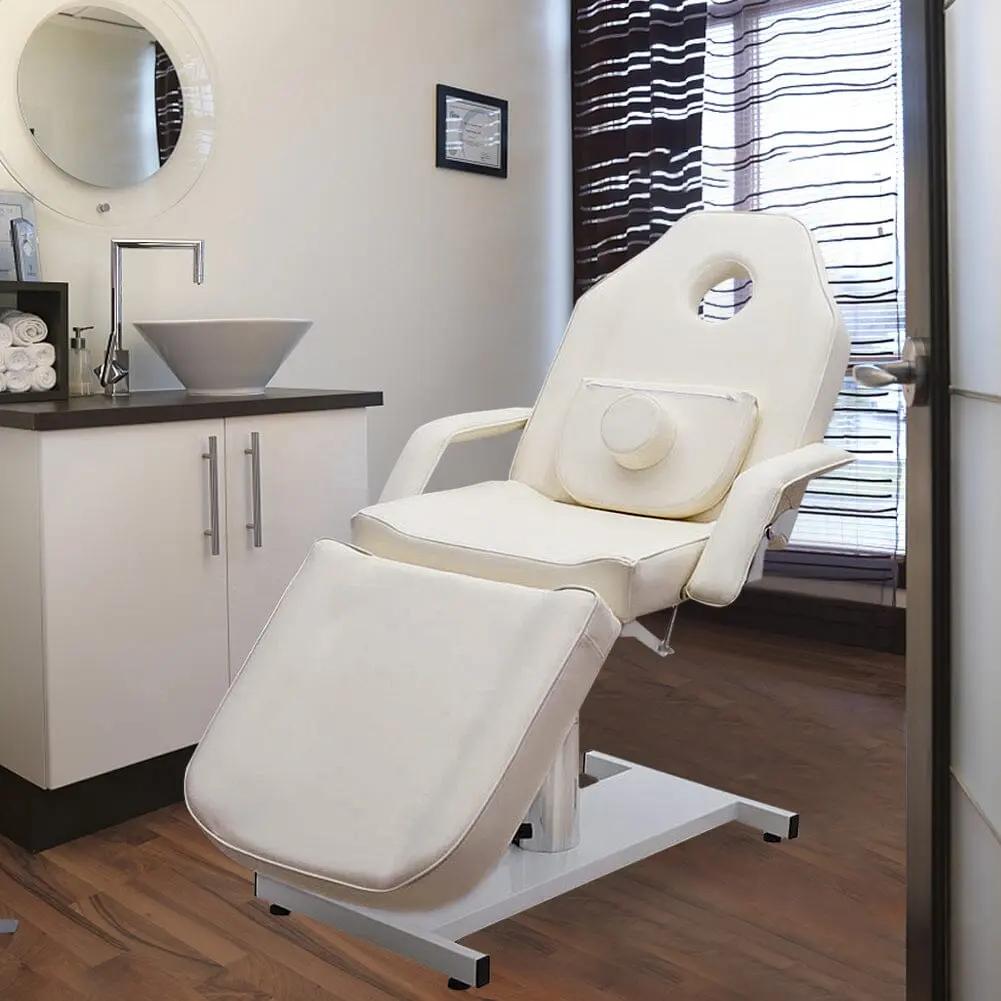 Adjustable PVC Leather Beauty Salon and SPA Treatment Bed - House Comfort