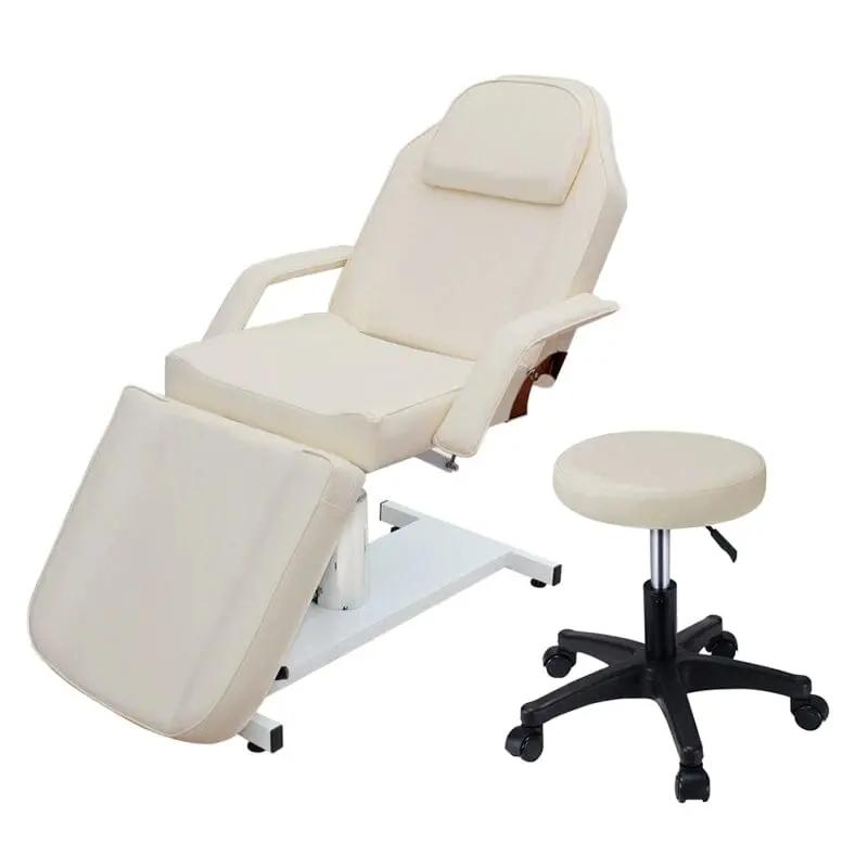 Adjustable PVC Leather Beauty Salon and SPA Treatment Bed - House Comfort