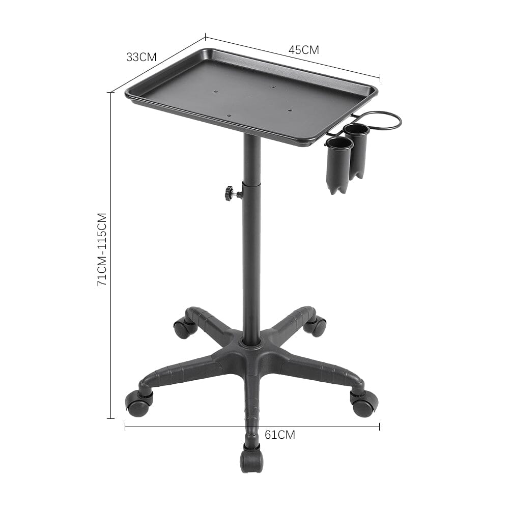 Adjustable Salon Tray Cart on Wheels - House Comfort