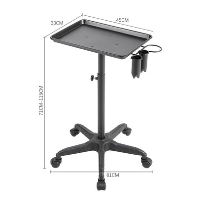 Adjustable Salon Tray Cart on Wheels - House Comfort