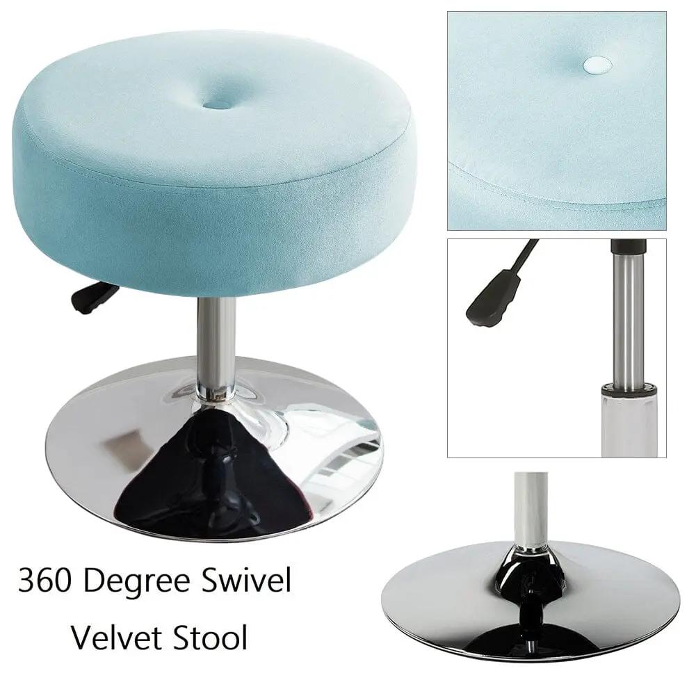 Adjustable Velvet Ottoman with Lift Function - House Comfort