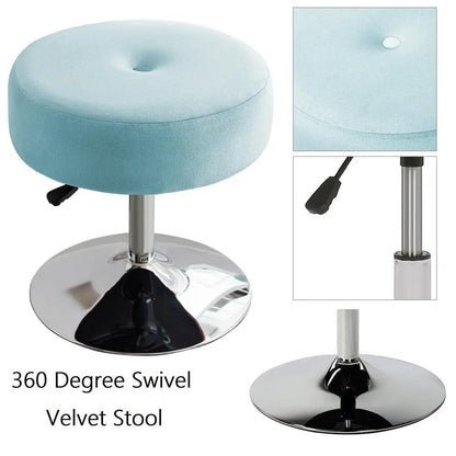 Adjustable Velvet Ottoman with Lift Function - House Comfort