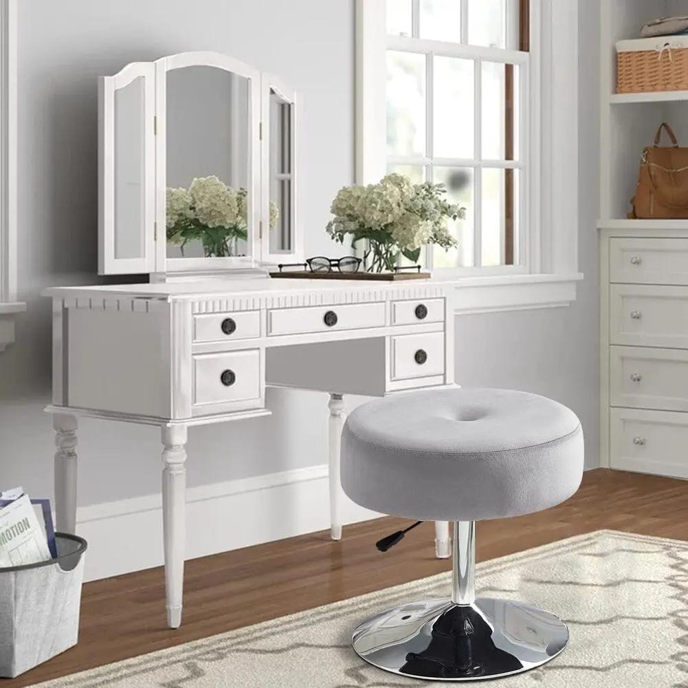 Adjustable Velvet Ottoman with Lift Function - House Comfort