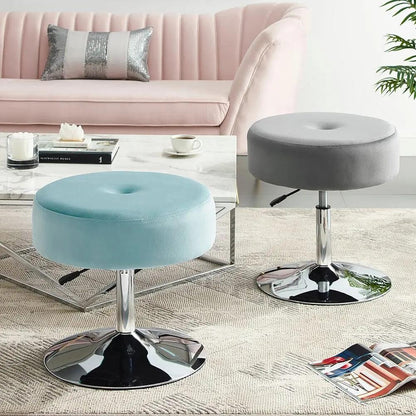 Adjustable Velvet Ottoman with Lift Function - House Comfort