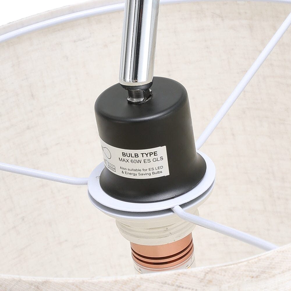 Arc Floor Lamp with Adjustable Shade - House Comfort