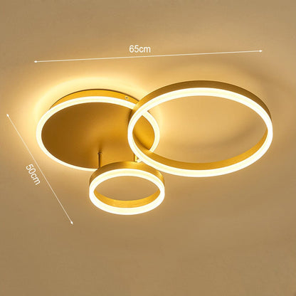 2/3.5 ft Circles  Ceiling Light with LED Dimmable/Non-Dimmable Velora Boutique