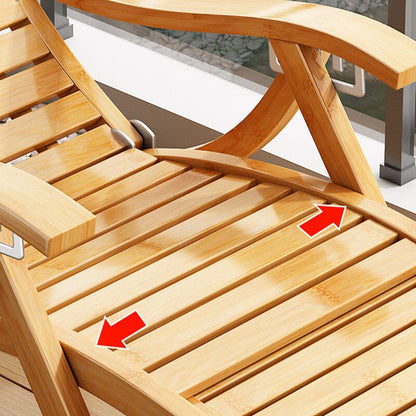 Bamboo Rocking Chair Foldable Recliner - House Comfort