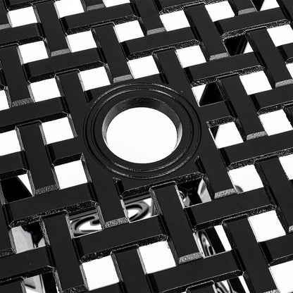 Black Cast Aluminium Square Outdoor Dining Table - House Comfort