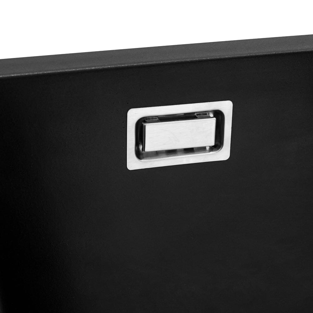 Black High - quality Equal Double Bowl Undermount Kitchen Sink - House Comfort