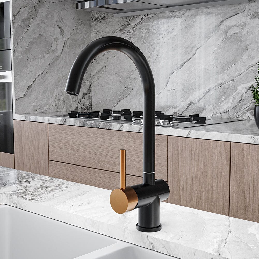 Black High Quality Single Handle Kitchen Bar Faucet - House Comfort