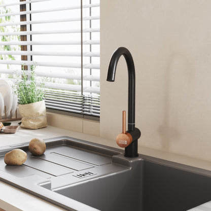 Black High Quality Single Handle Kitchen Bar Faucet - House Comfort