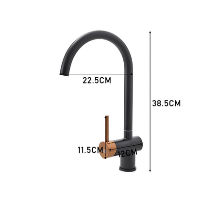 Black High Quality Single Handle Kitchen Bar Faucet - House Comfort