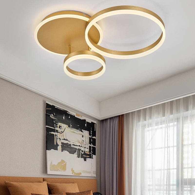 2/3.5 ft Circles  Ceiling Light with LED Dimmable/Non-Dimmable Velora Boutique