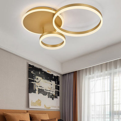 2/3.5 ft Circles  Ceiling Light with LED Dimmable/Non-Dimmable Velora Boutique