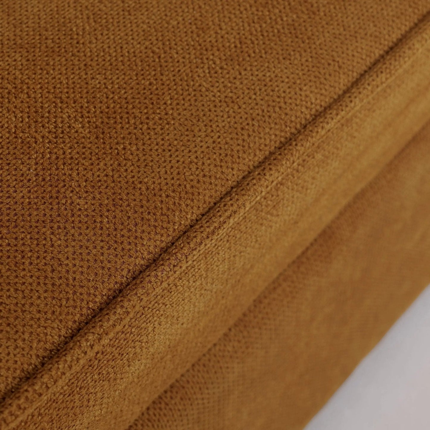 Caramel & Ginger Yellow Fabric Sofa Bed with Adjustable Backrest and Easy Pull - Out Mechanism - House Comfort