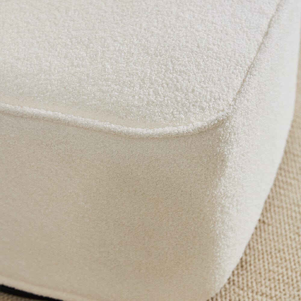 Chic Upholstered Swivel Chair - House Comfort