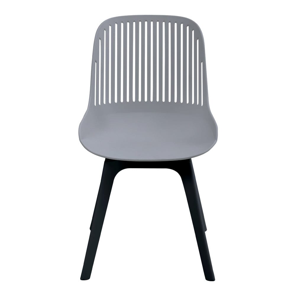 Classic White Plastic Chair, Set of Four, Durable and Lightweight - House Comfort