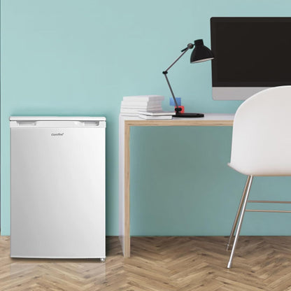 COMFEE 131L White Under Counter Larder Fridge with Adjustable Shelves - House Comfort