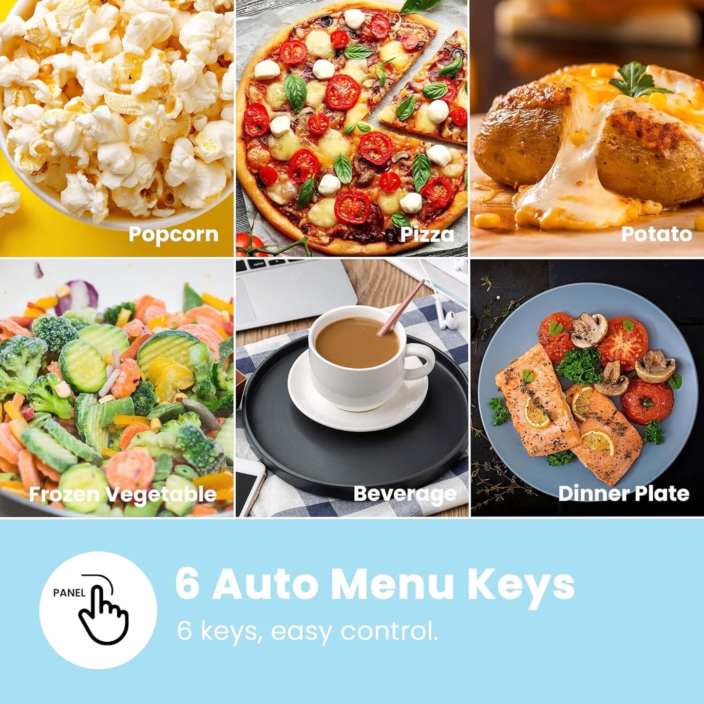 COMFEE 700W 20L Countertop Microwave Oven with LED Display - House Comfort