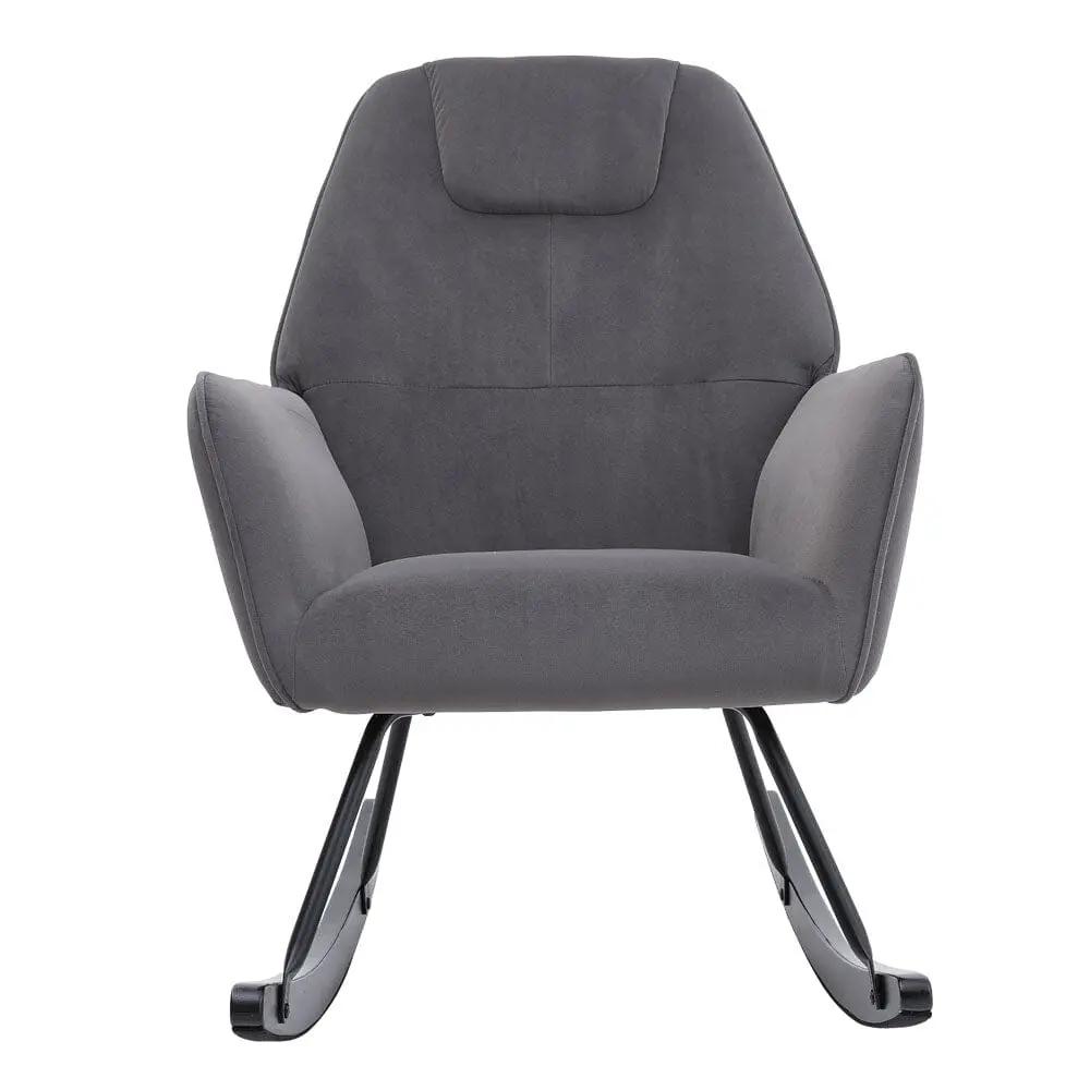 Comfy Grey Nursery Rocking Chair - House Comfort